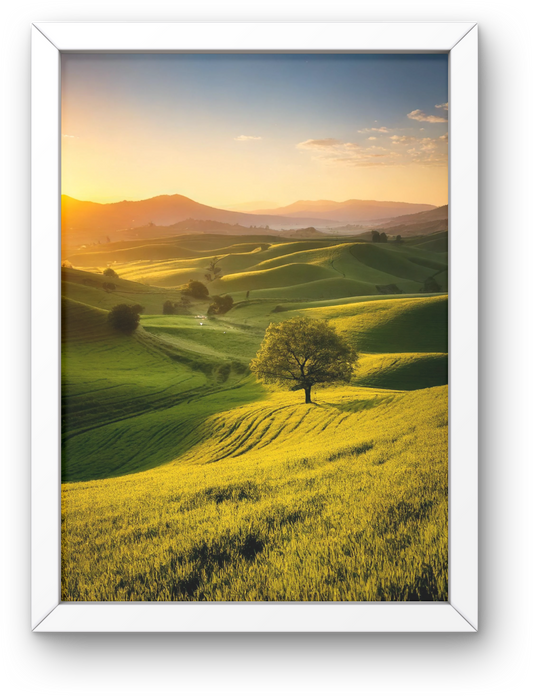 Rolling Hills at Dawn