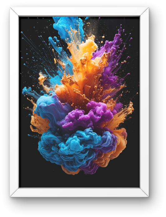 Ethereal Gold & Navy Waves (Copy)