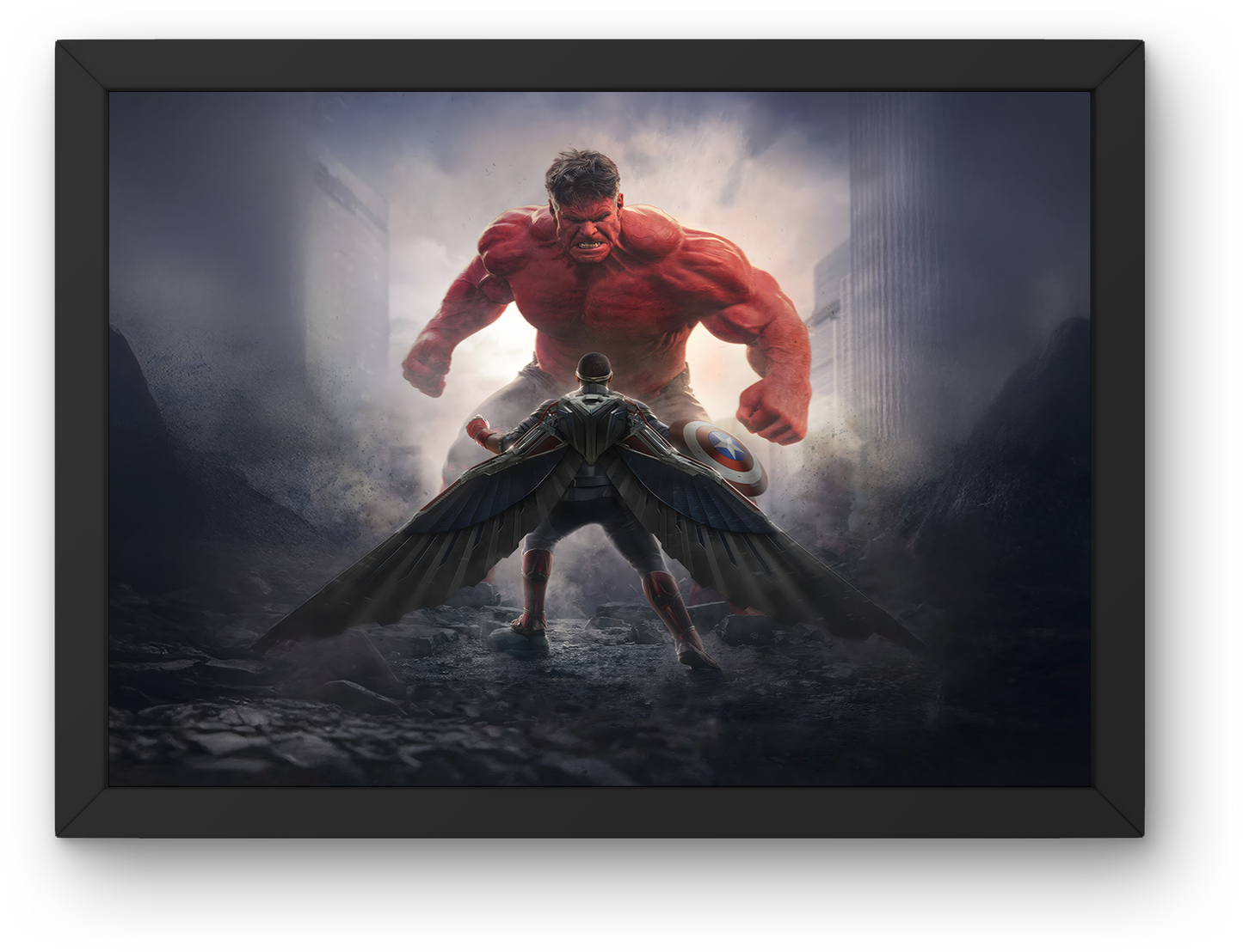 Captain America vs Hulk