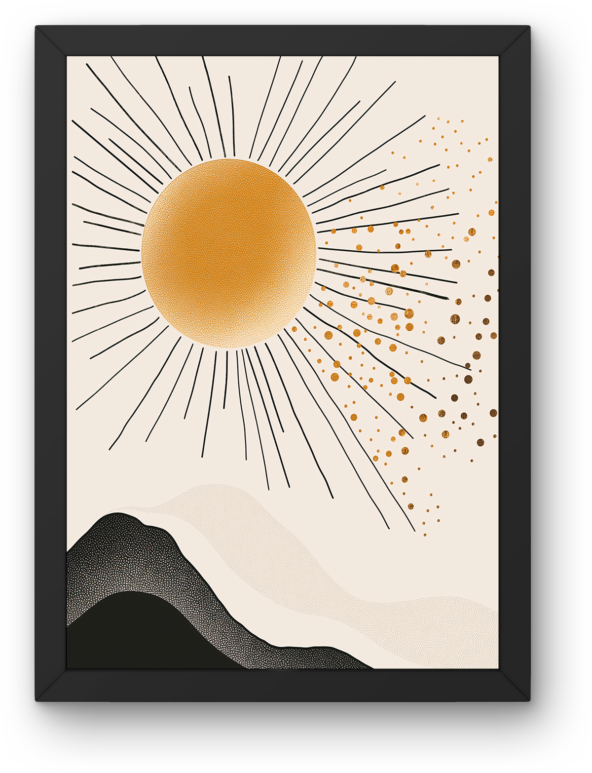 Sun Over the Hills