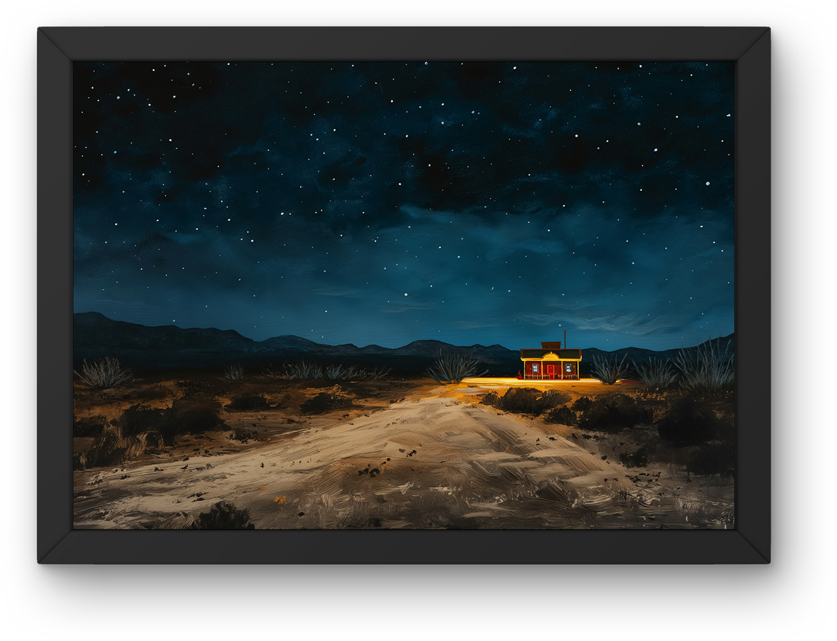 Desert Night Cabin