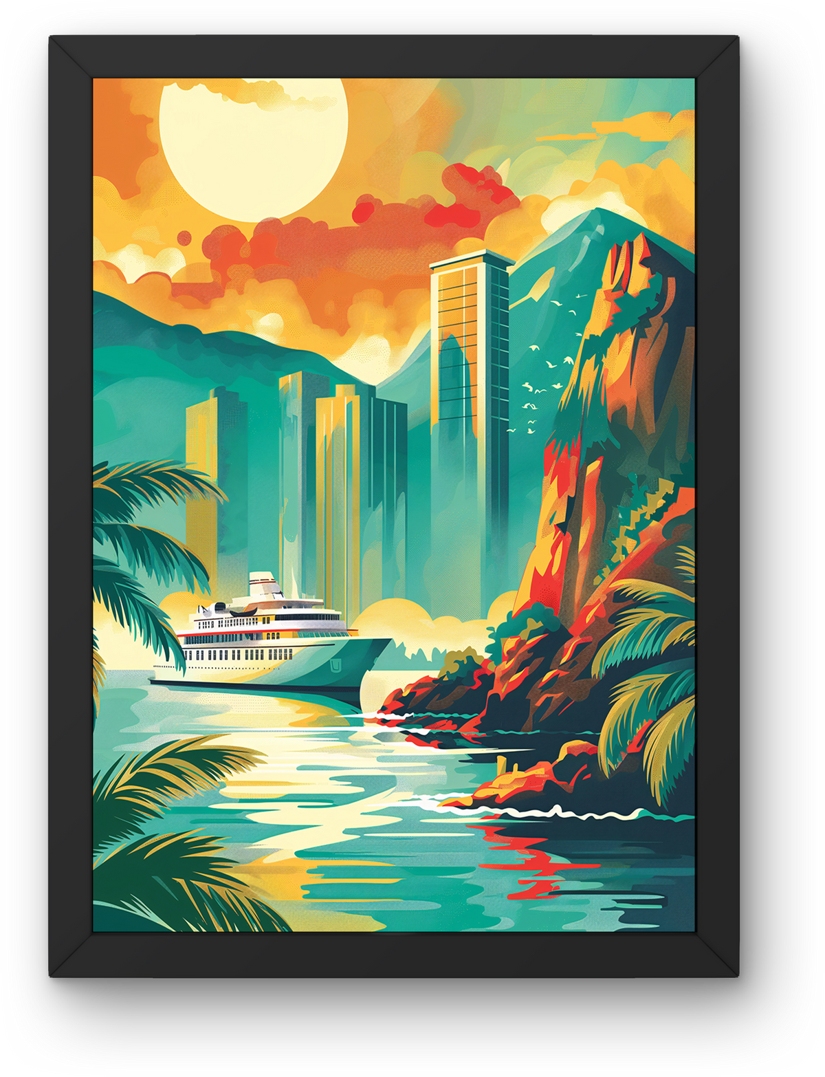 Tropical Cruise Poster
