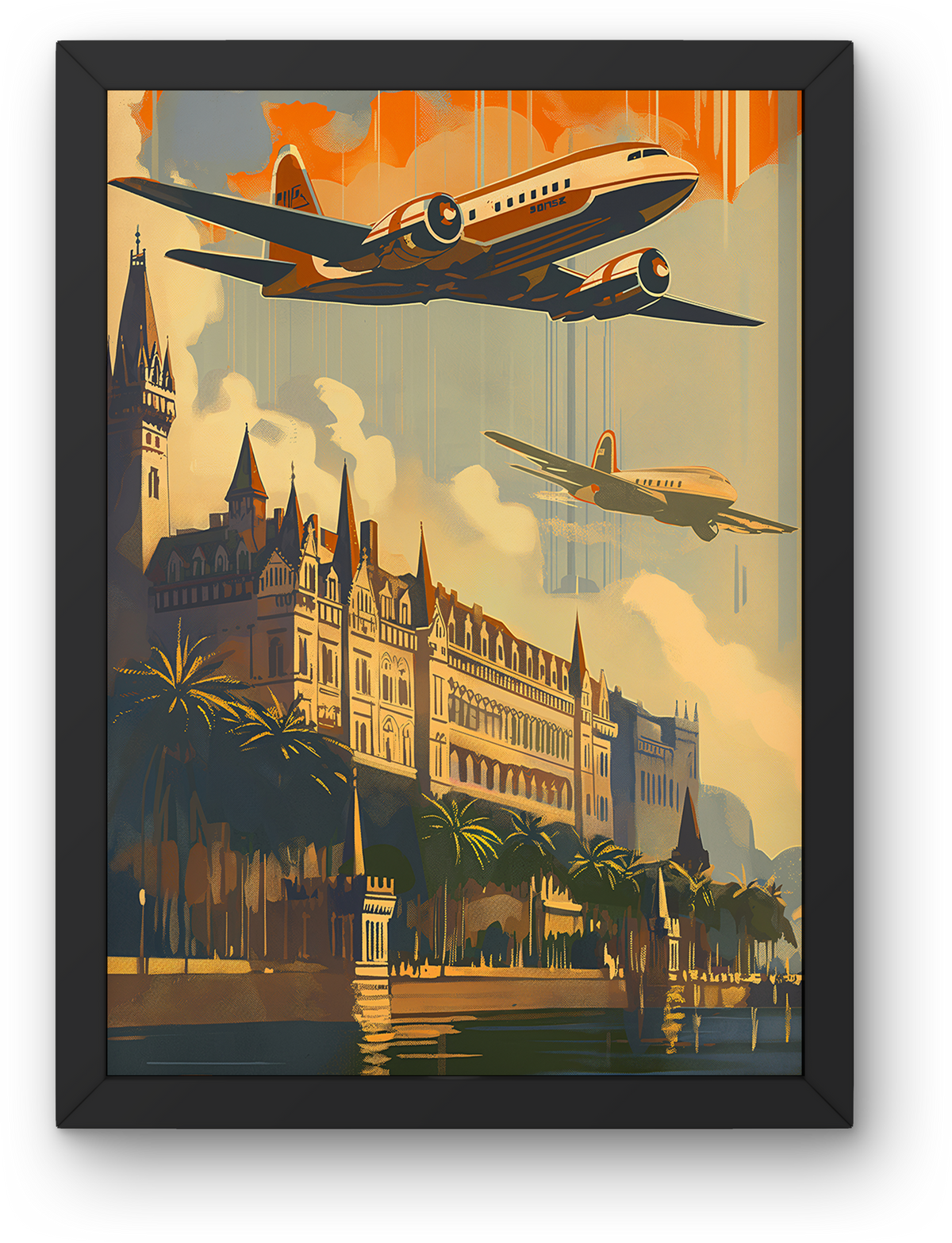 Vintage Airliner Poster