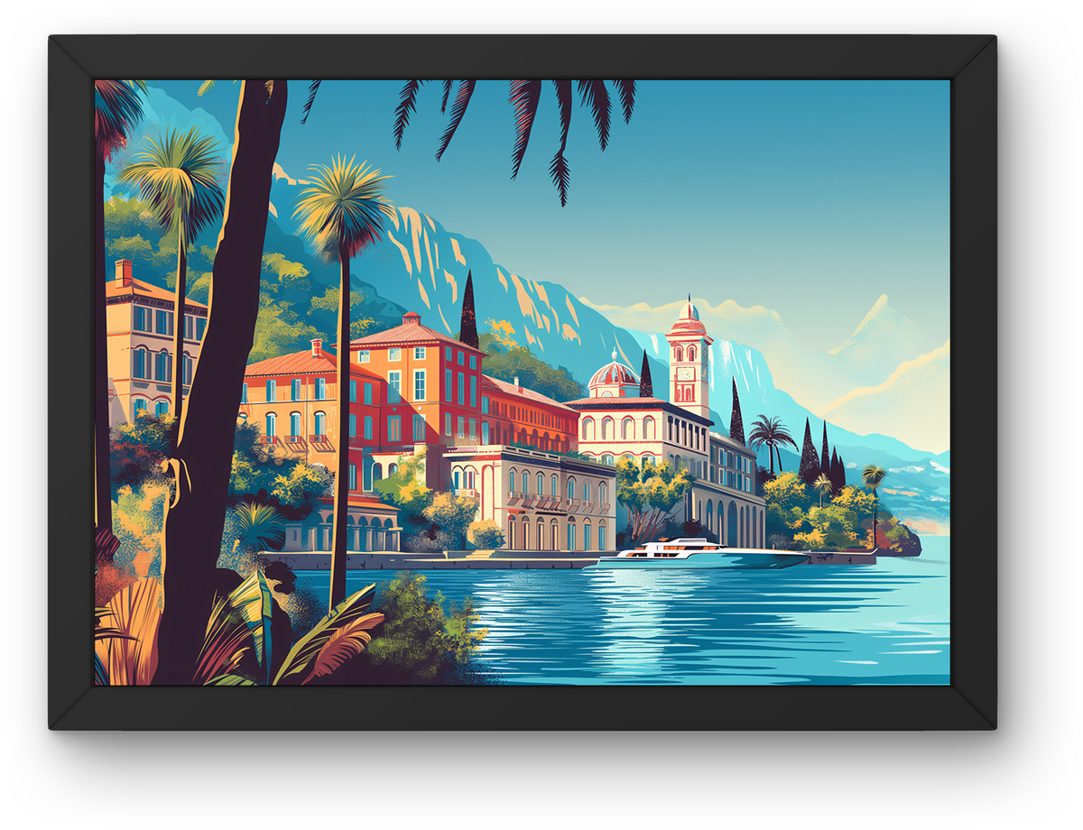 Riviera Lake Poster
