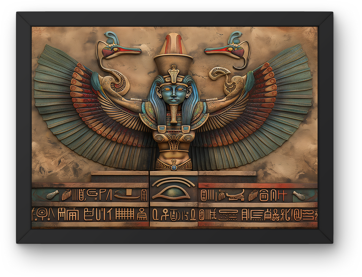 Winged Isis Relief