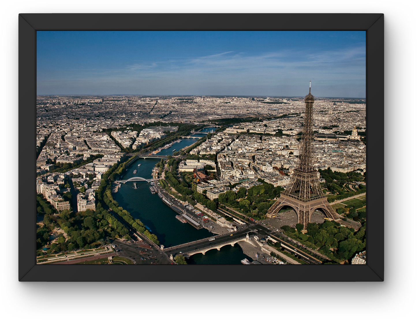 Eiffel Tower Aerial Paris