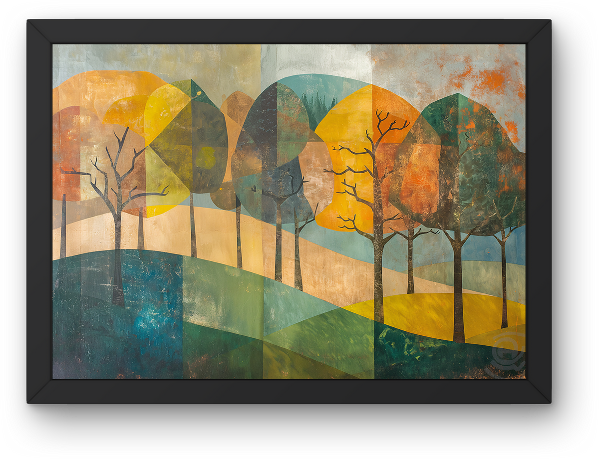 Patchwork Autumn Trees