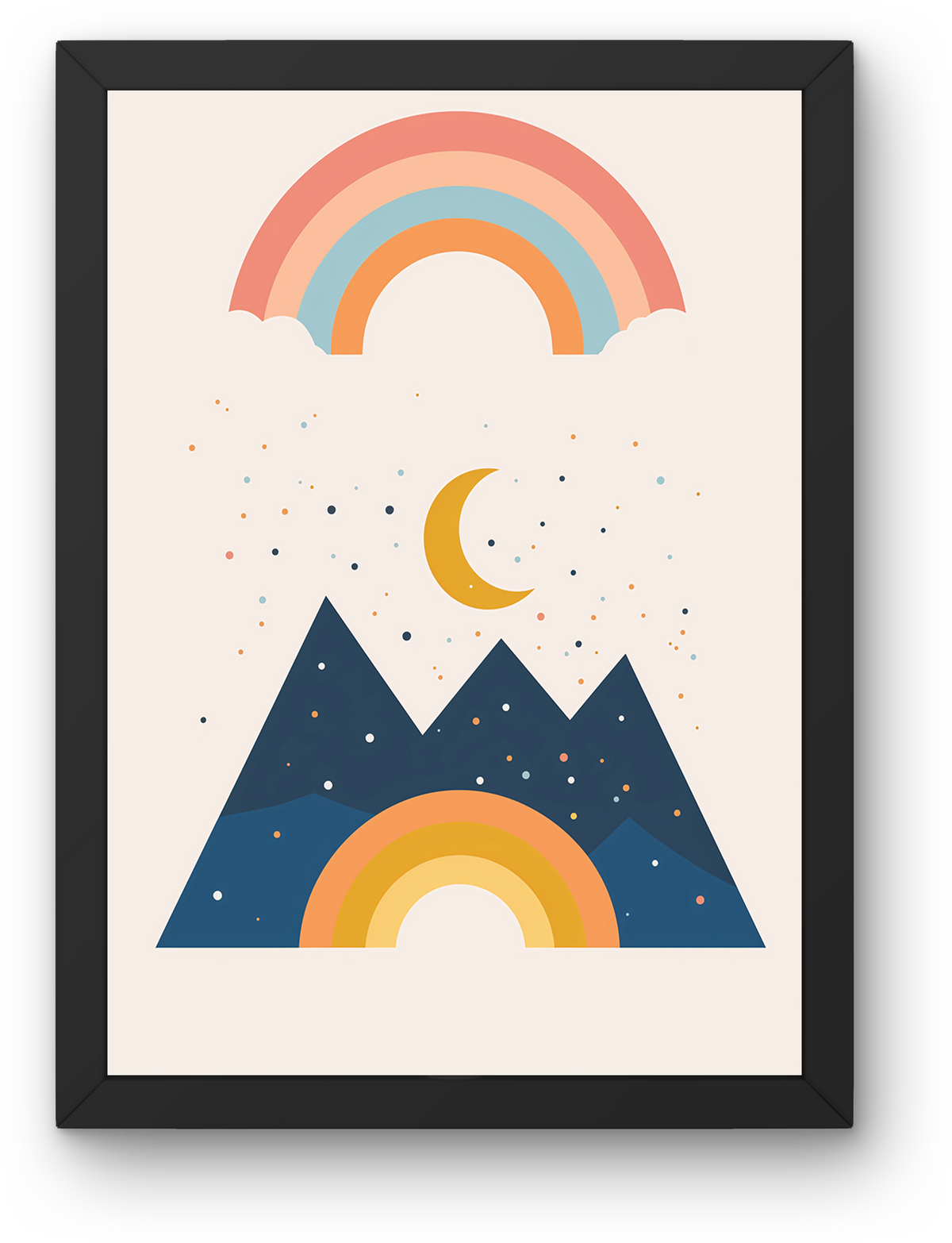 Night Mountain Rainbow