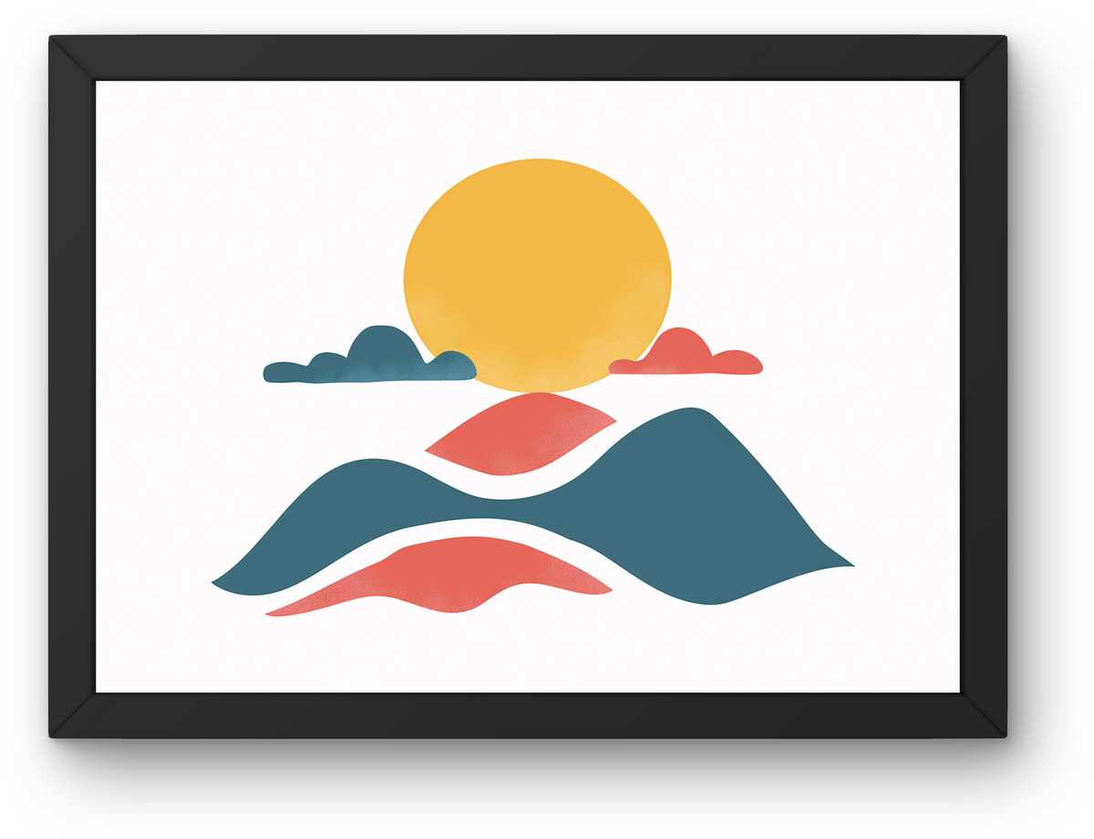 Sun Over the Waves