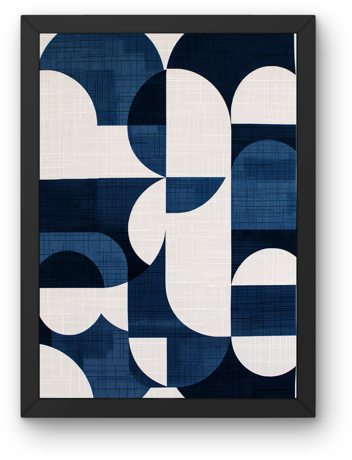 Denim Geometric Pattern