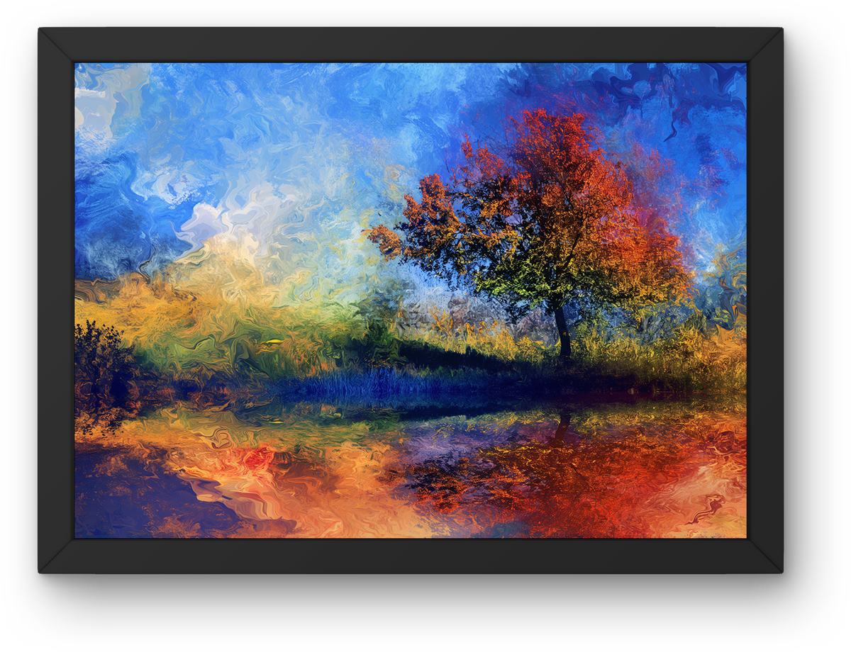 Autumn Tree Reflection
