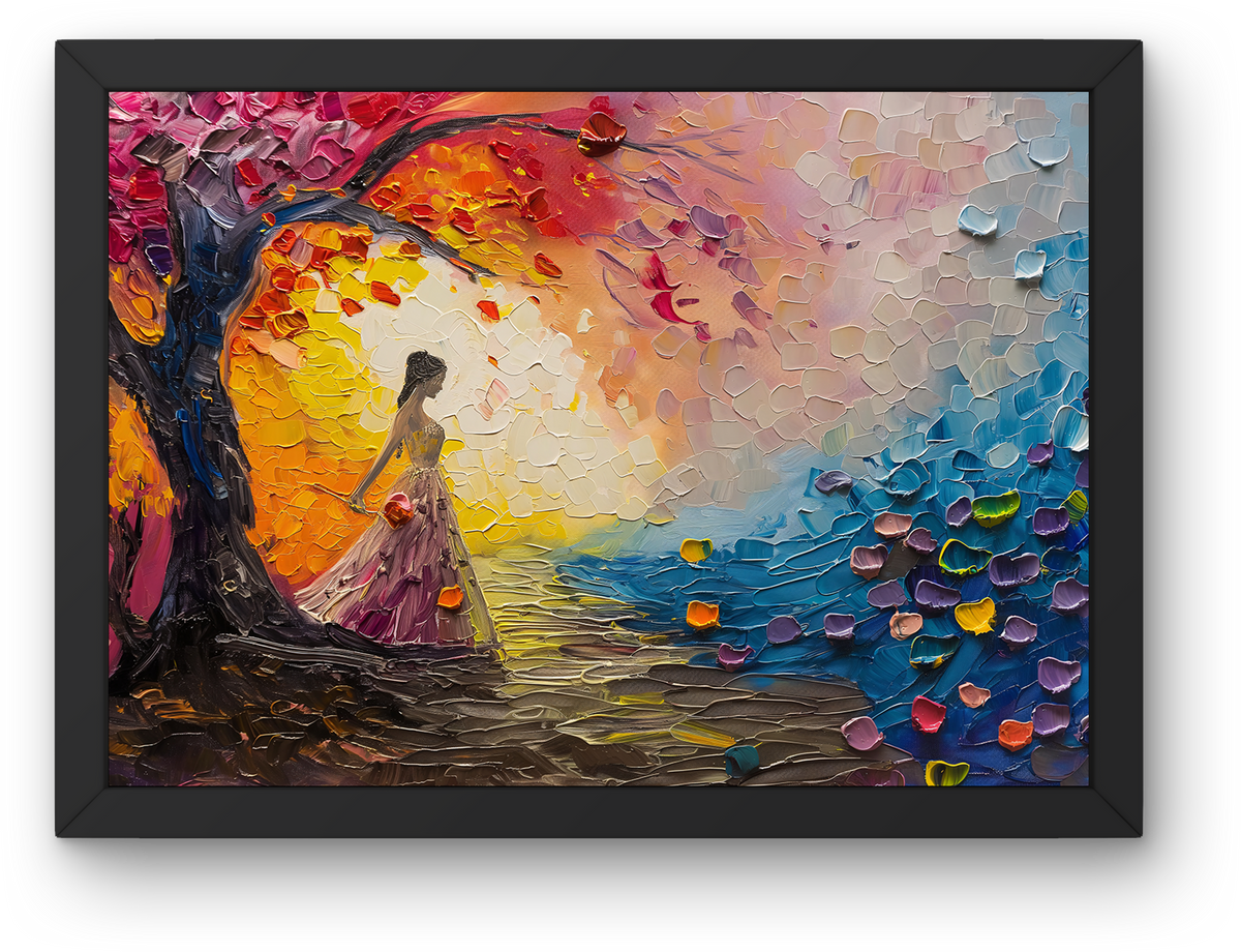 Lady Under the Blossom
