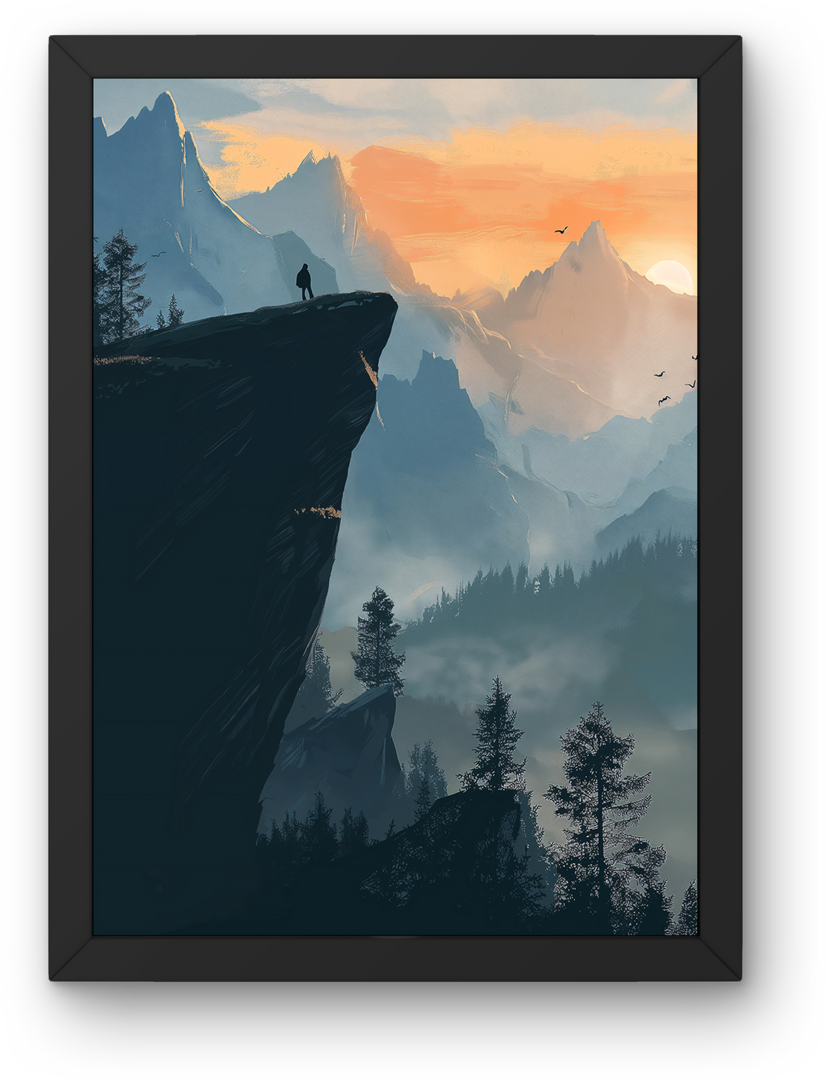 Cliff Edge Sunset