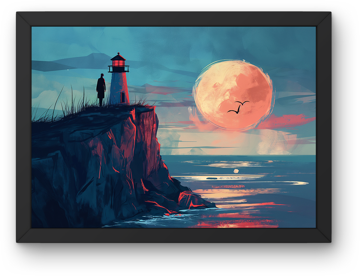 Lighthouse Moon