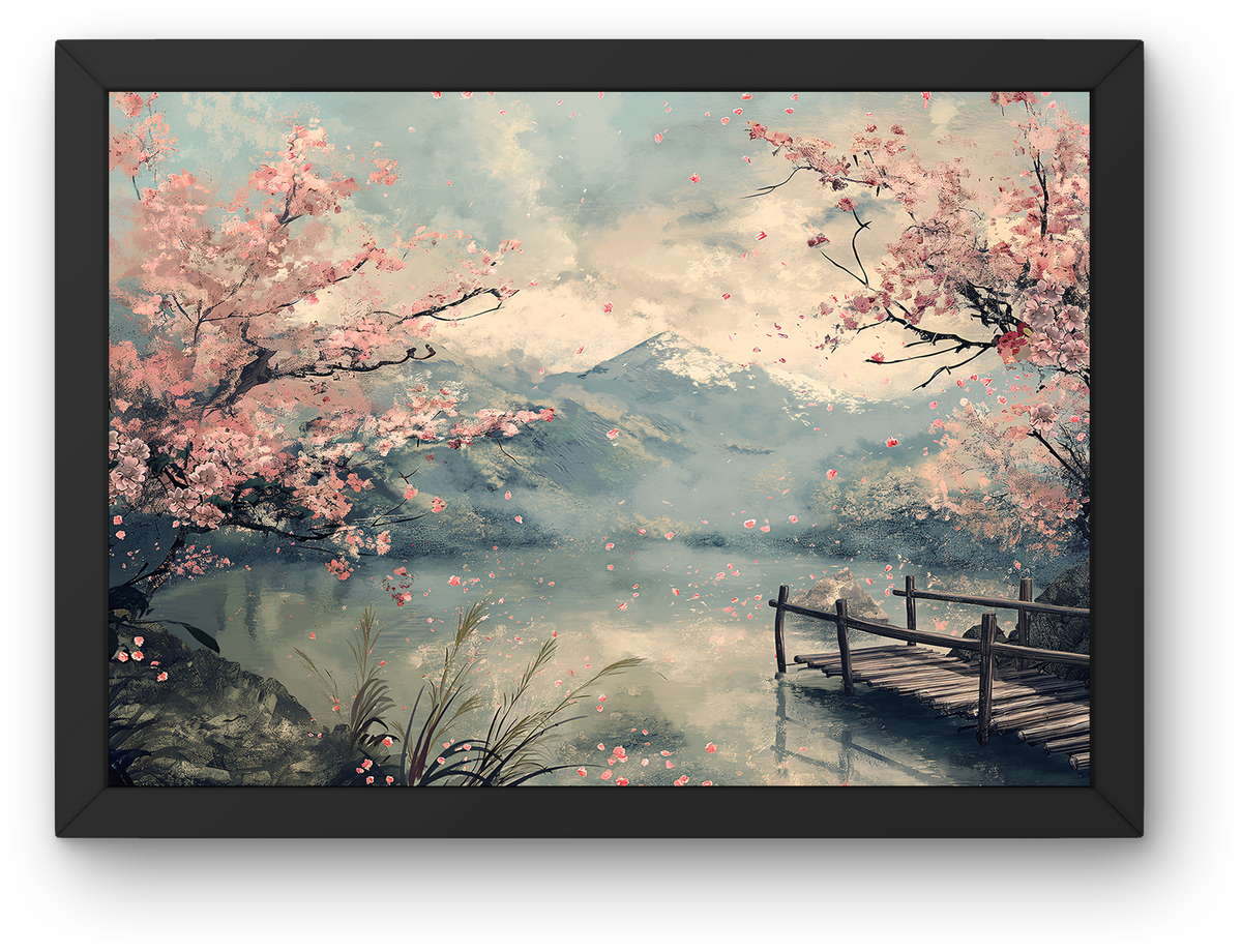 Cherry Blossom Lake