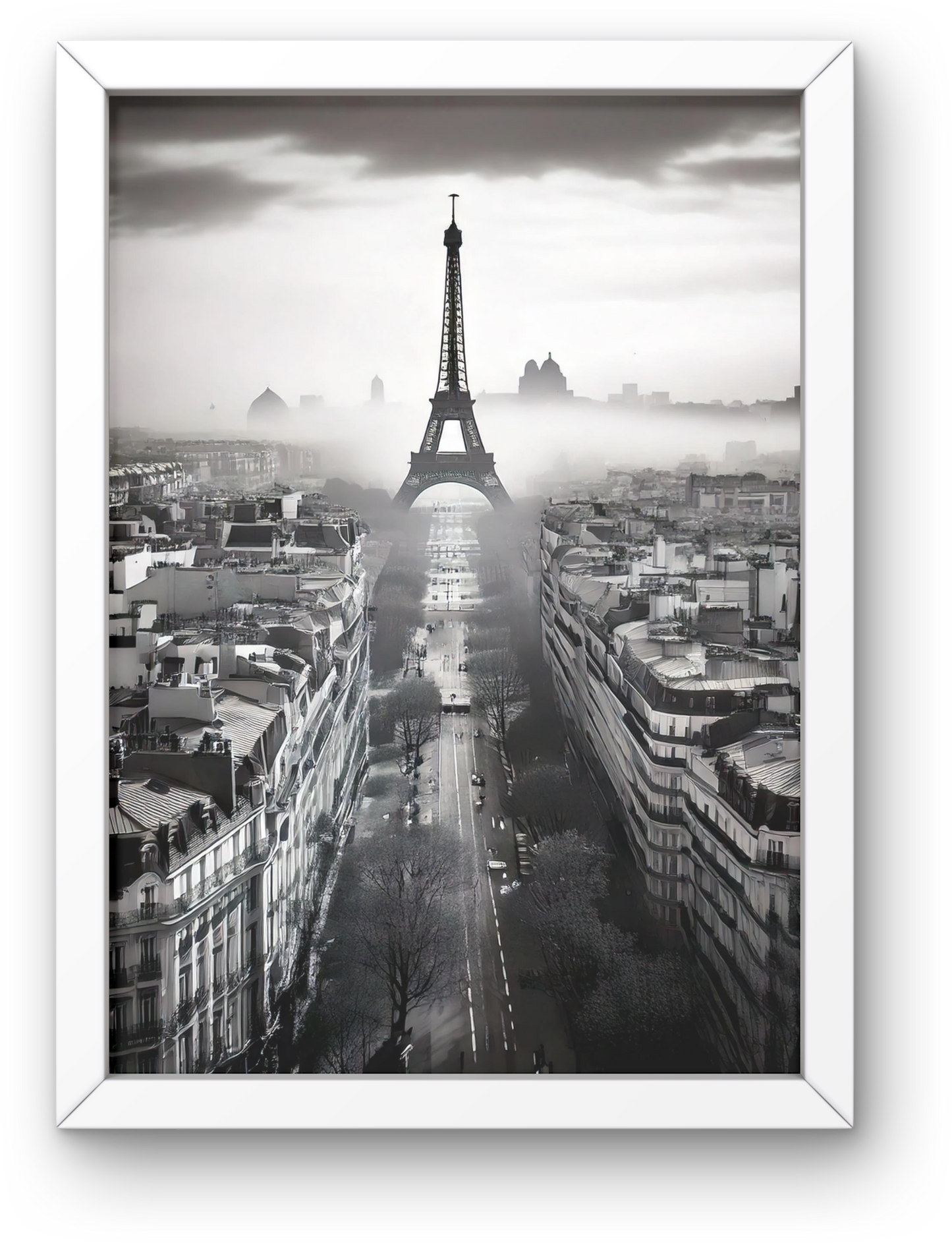 Monochrome Parisian Skyline