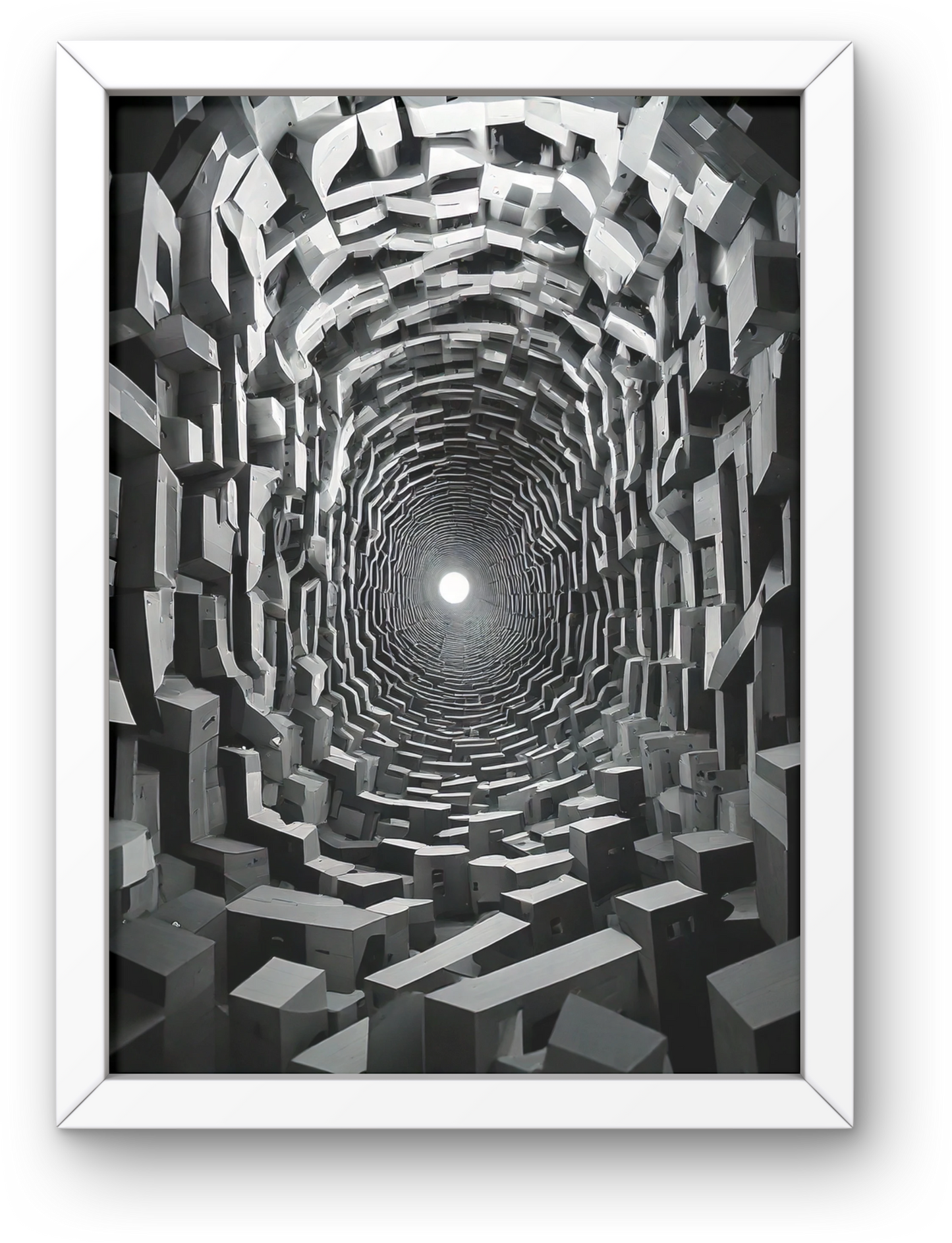 Monochrome Geometric Illusions