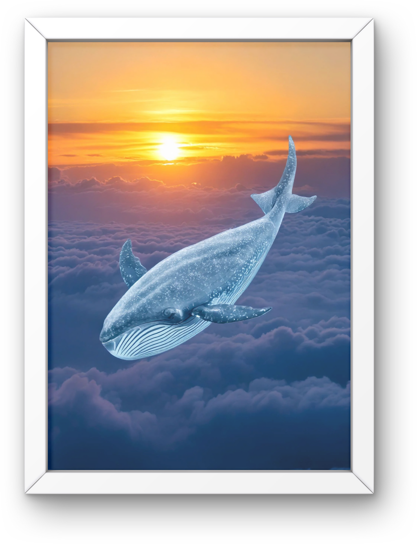 Glass Whale Floating