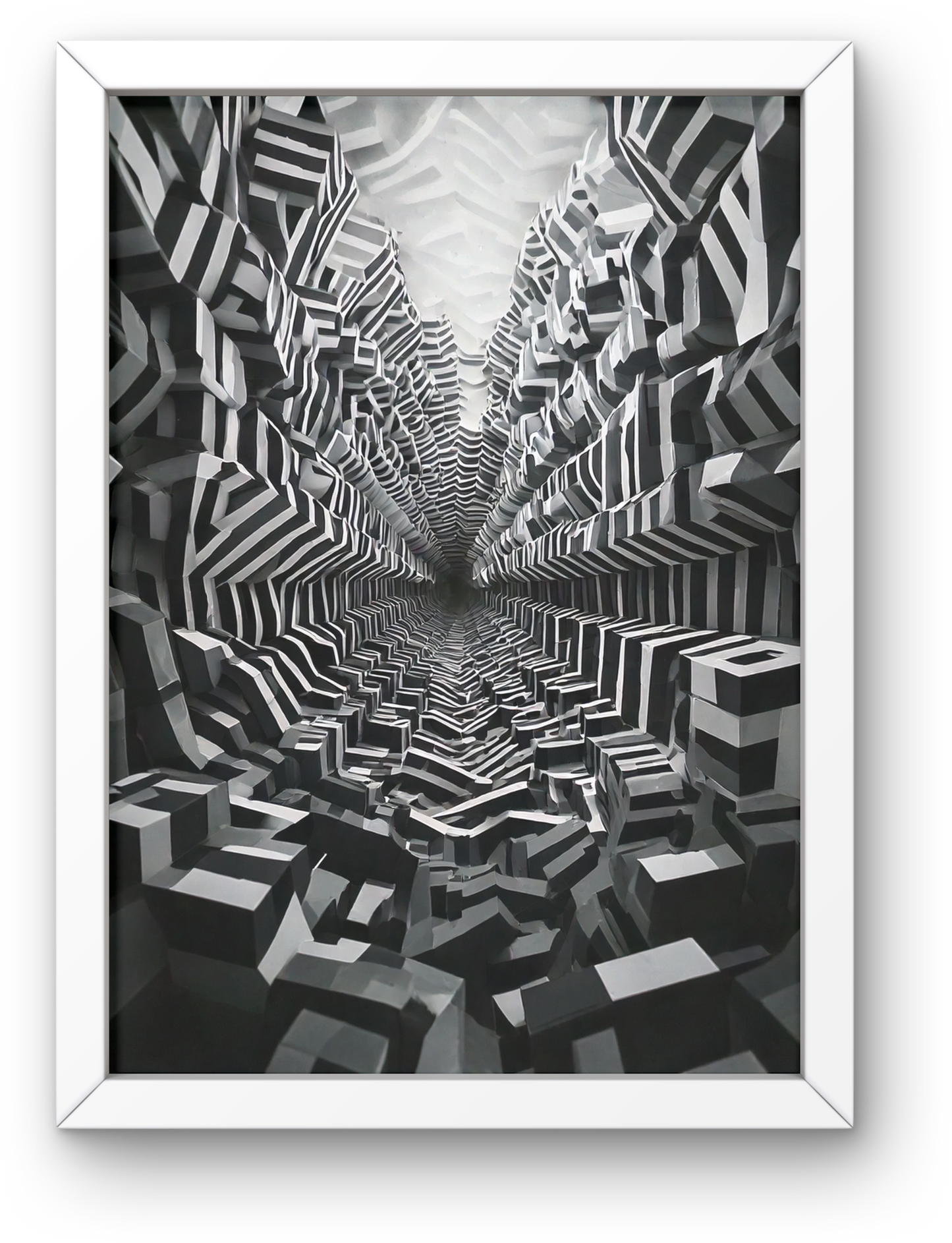 Monochrome Geometric Illusions