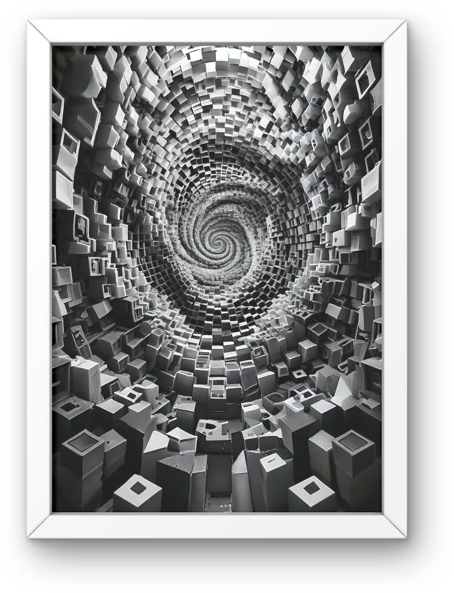 Monochrome Geometric Illusions