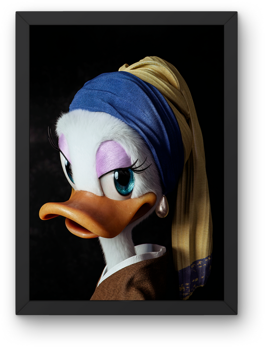 Duck with a Pearl Earring