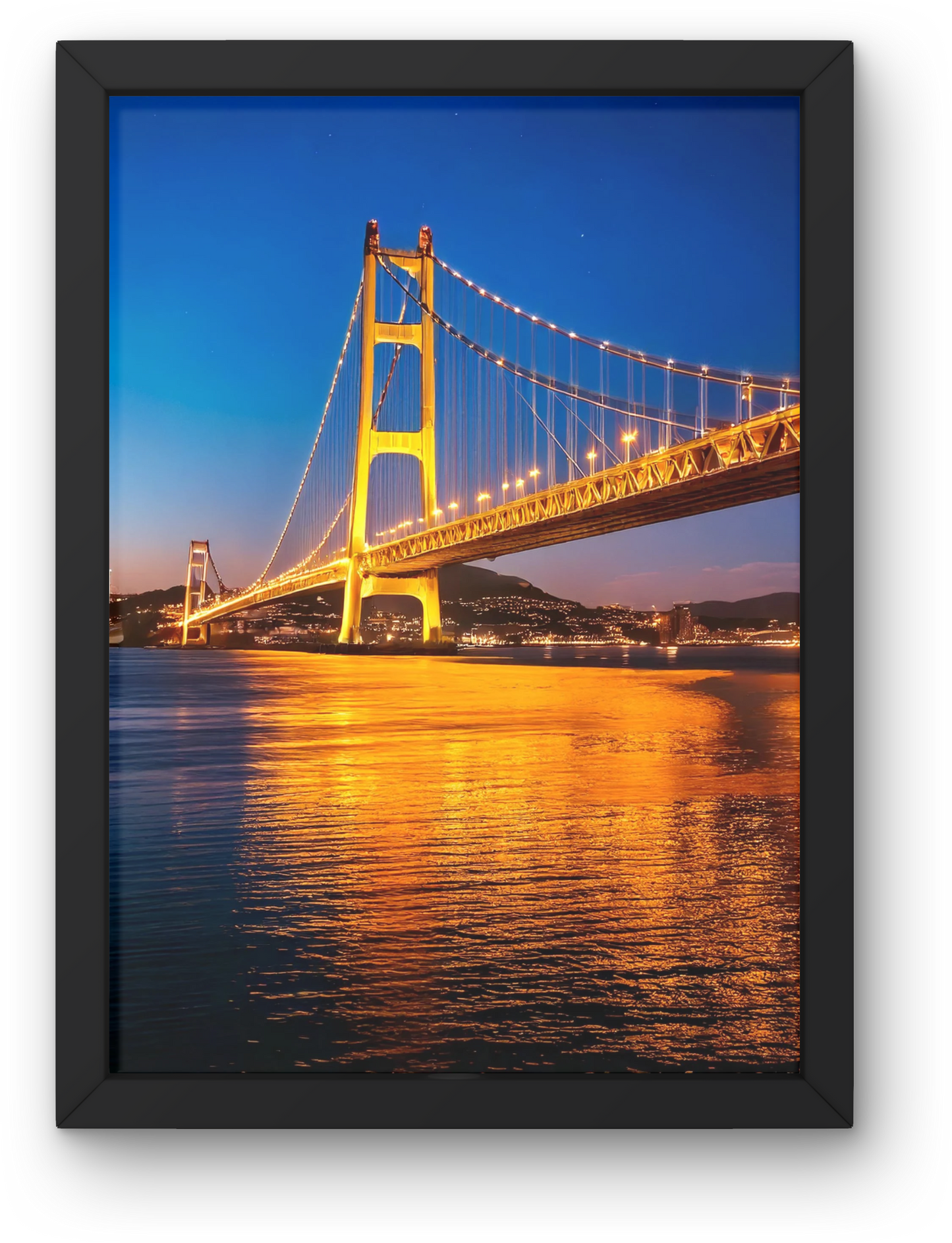 Golden Bridge at Twilight