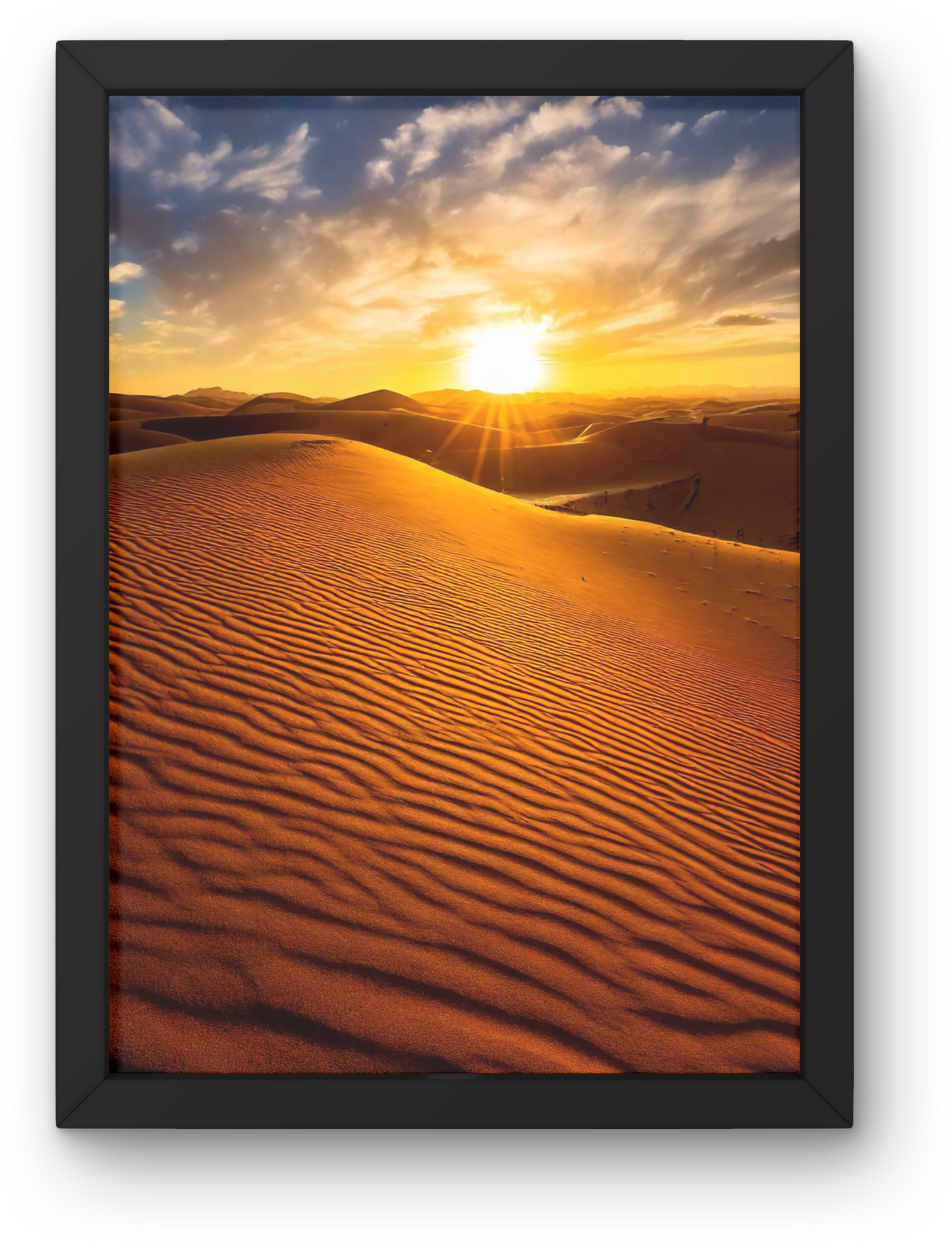 Golden Desert Dunes