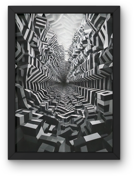 Monochrome Geometric Illusions