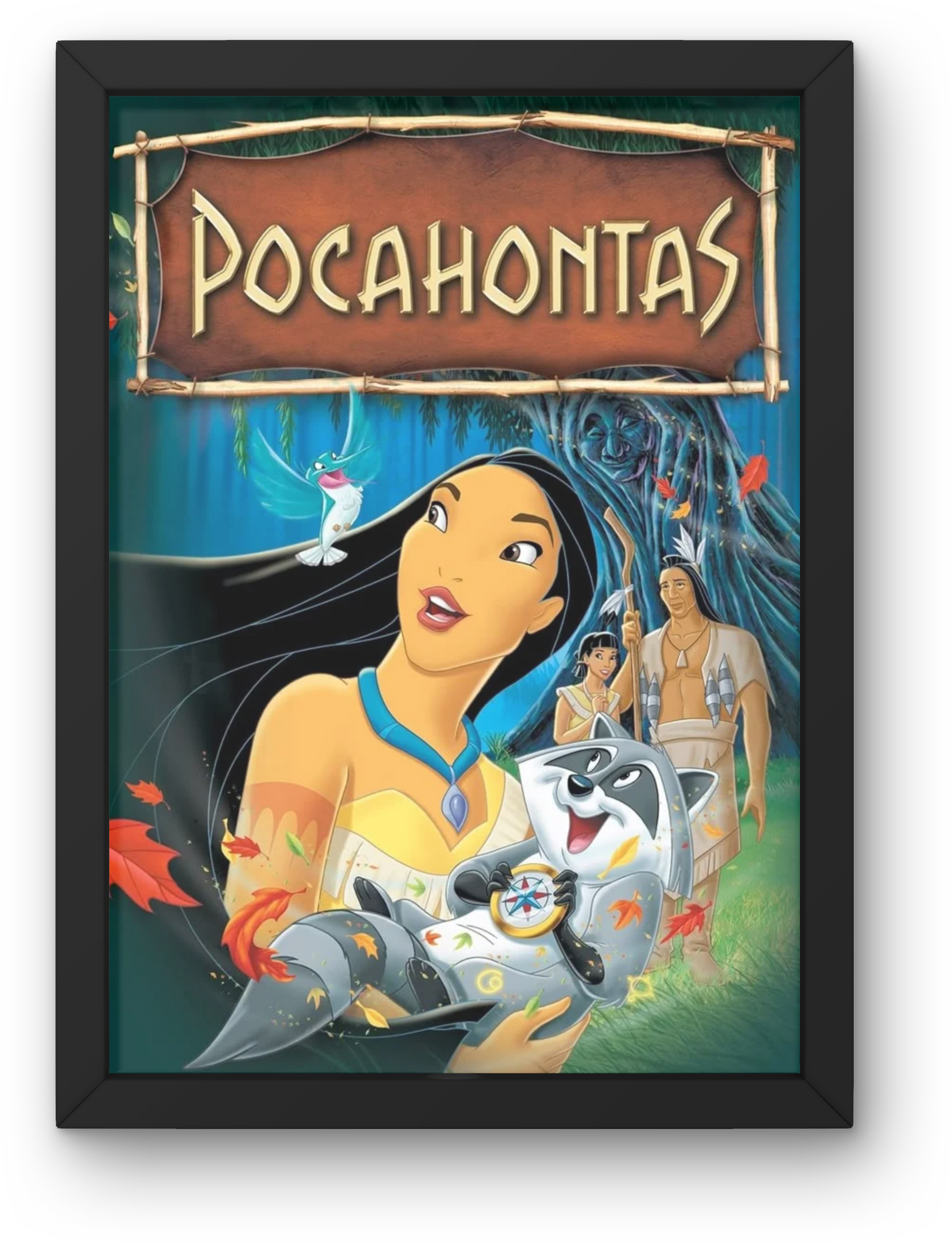 Pocahontas Black 20x30