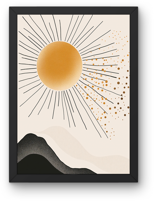 Sun Over the Hills