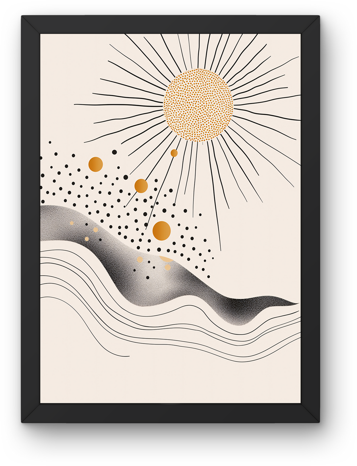 Dotted Sun Waves