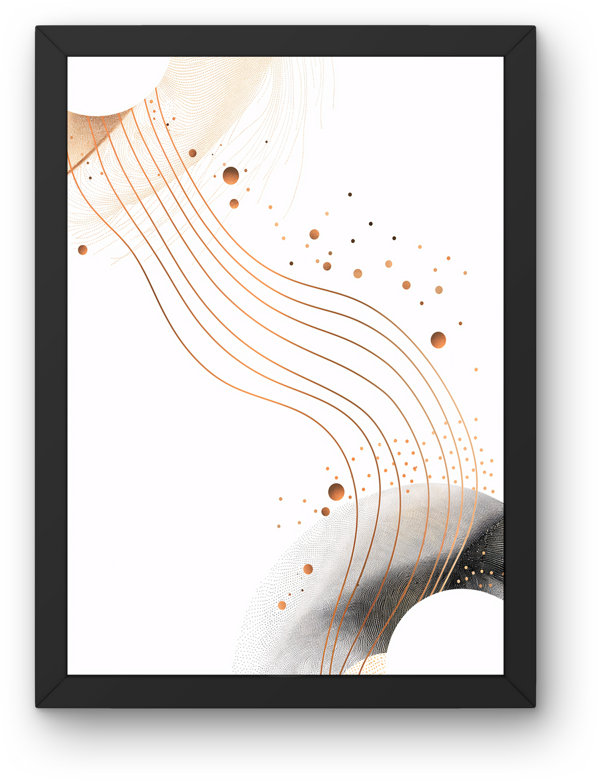 Copper Wave Lines