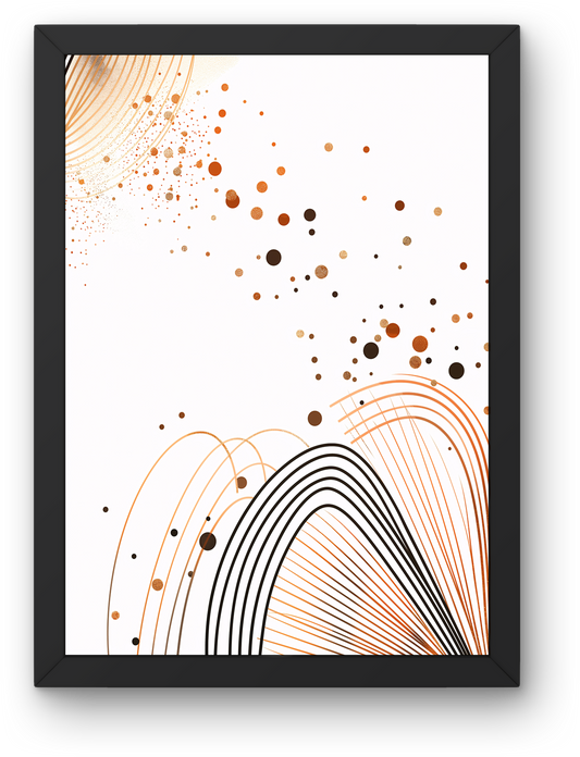 Copper Rainbow Dots
