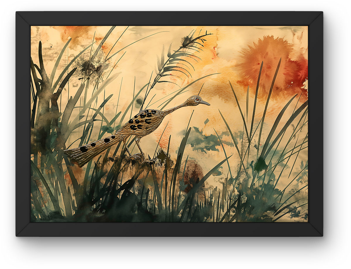 Heron in the Grass