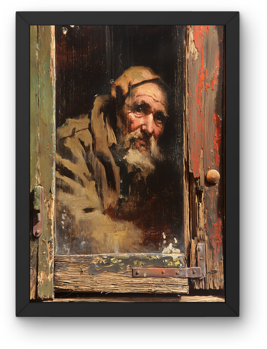 Old Man at the Door