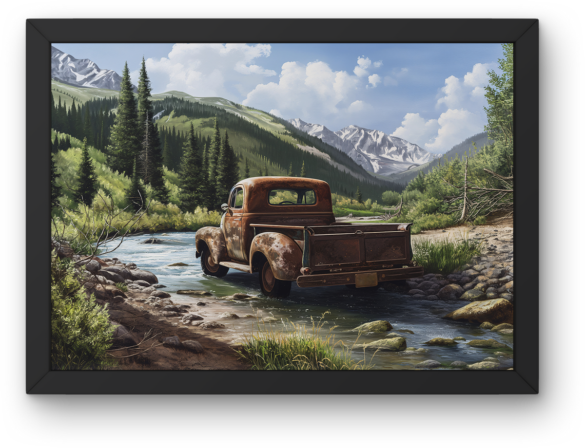 Rusty Truck by the River