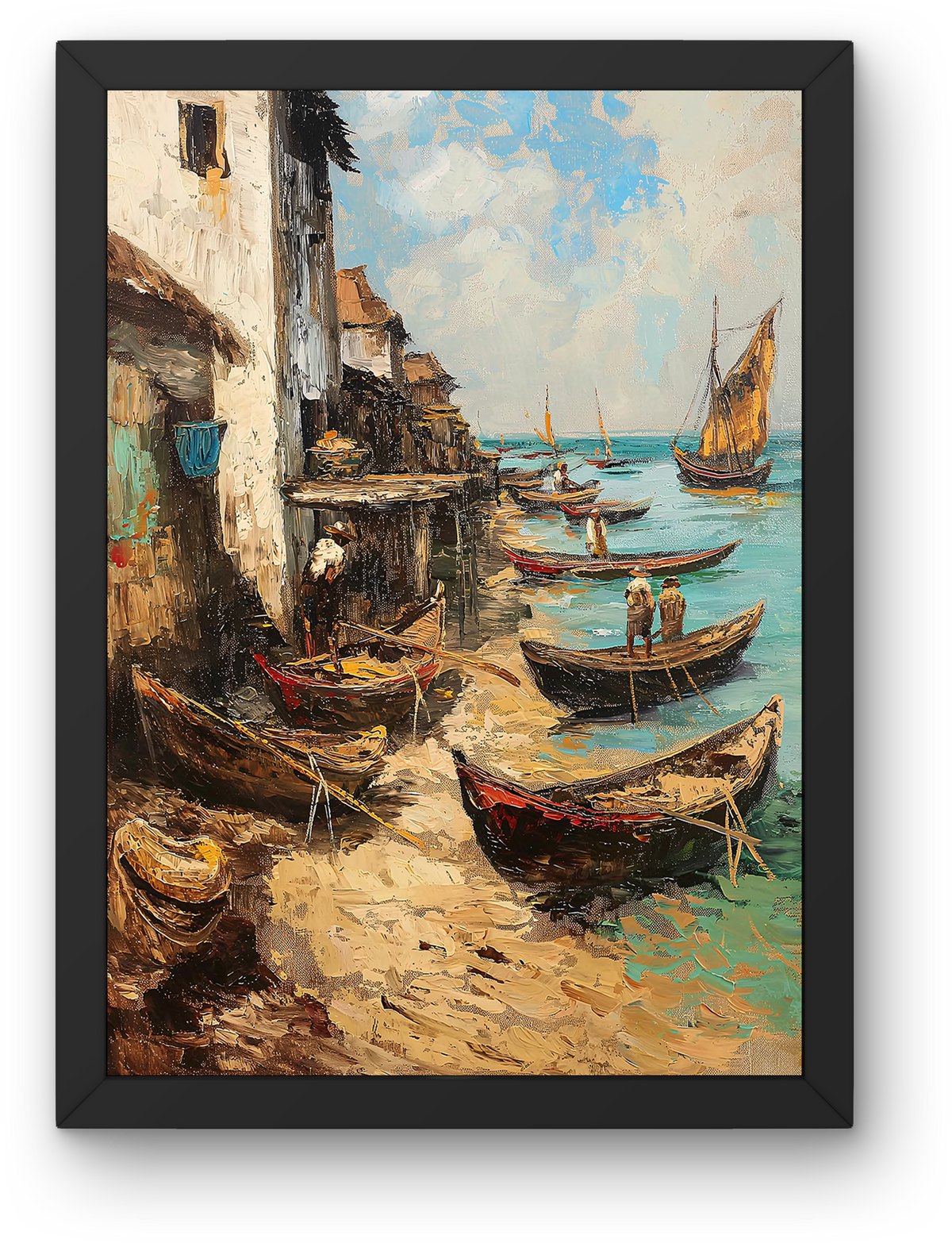Fishing Village Boats
