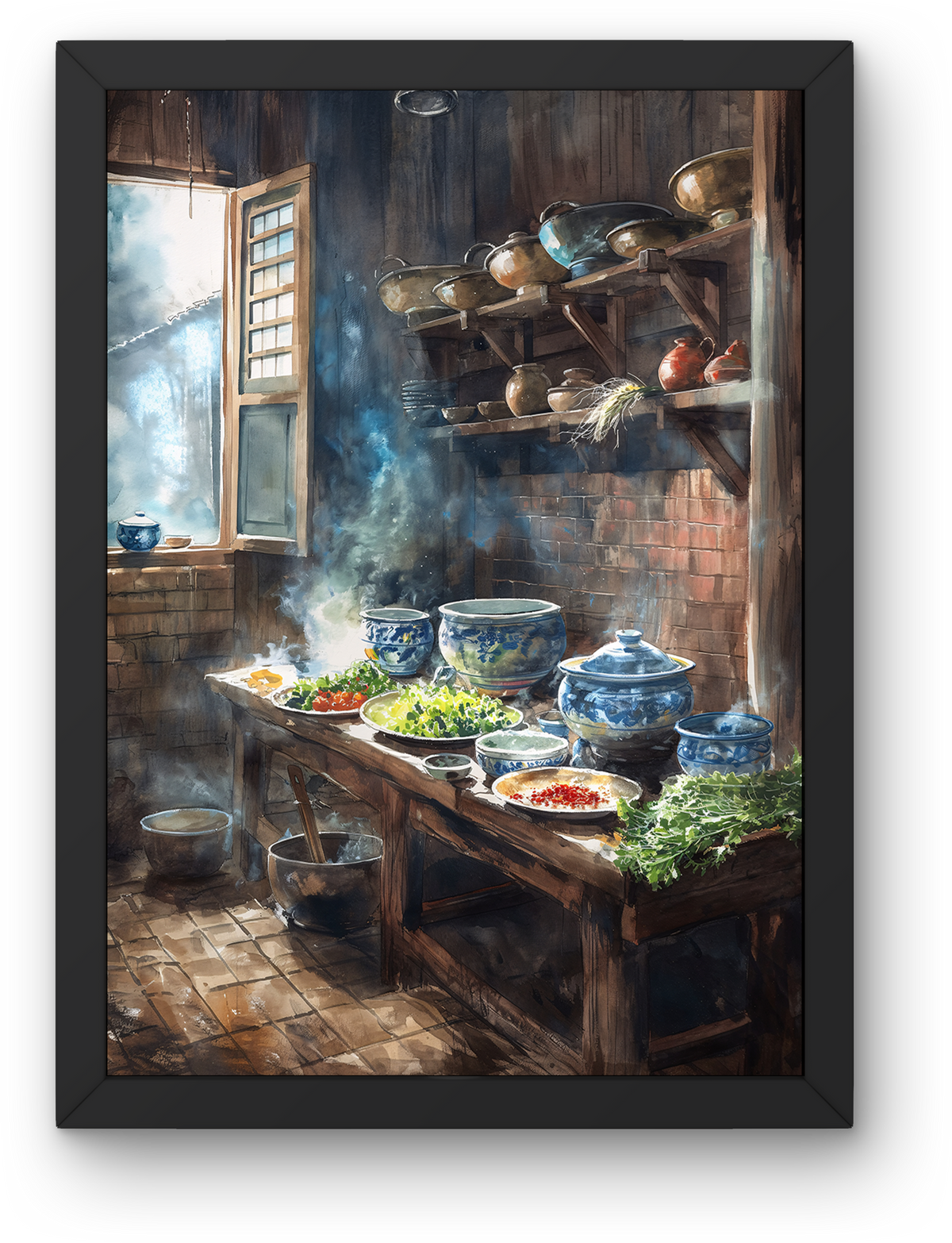 Rustic Asian Kitchen