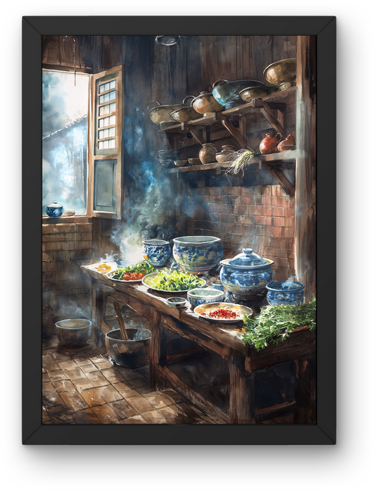 Rustic Asian Kitchen