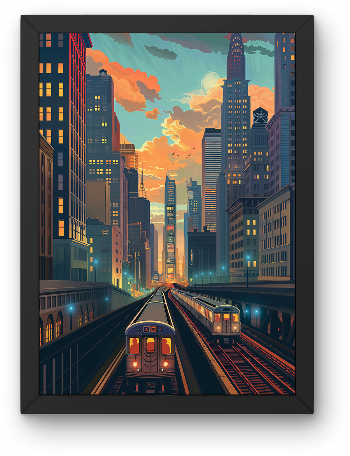 Art Deco City Trains