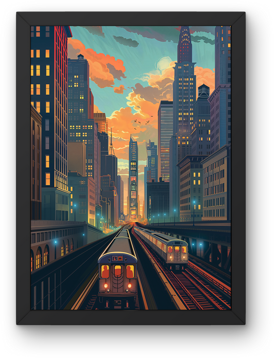 Art Deco City Trains
