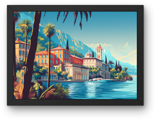 Riviera Lake Poster