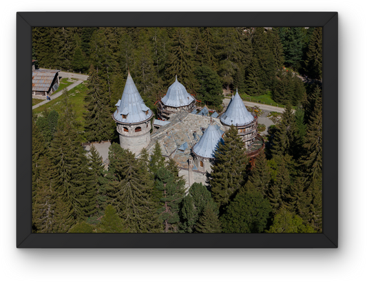 Castle in Forest Aosta Valley