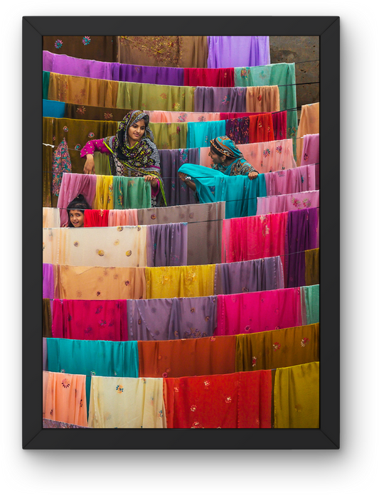 Colorful Saris India