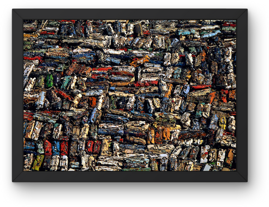 Crushed Cars Scrap Yard