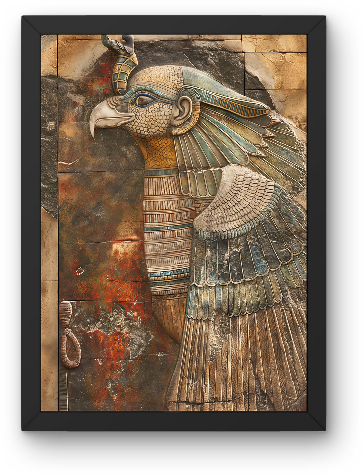 Horus Falcon Relief