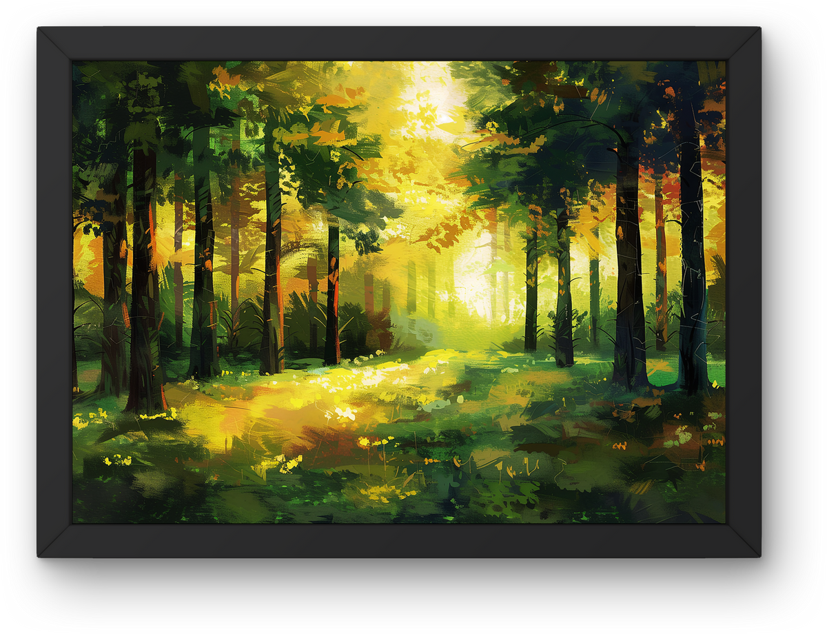 Golden Light Forest