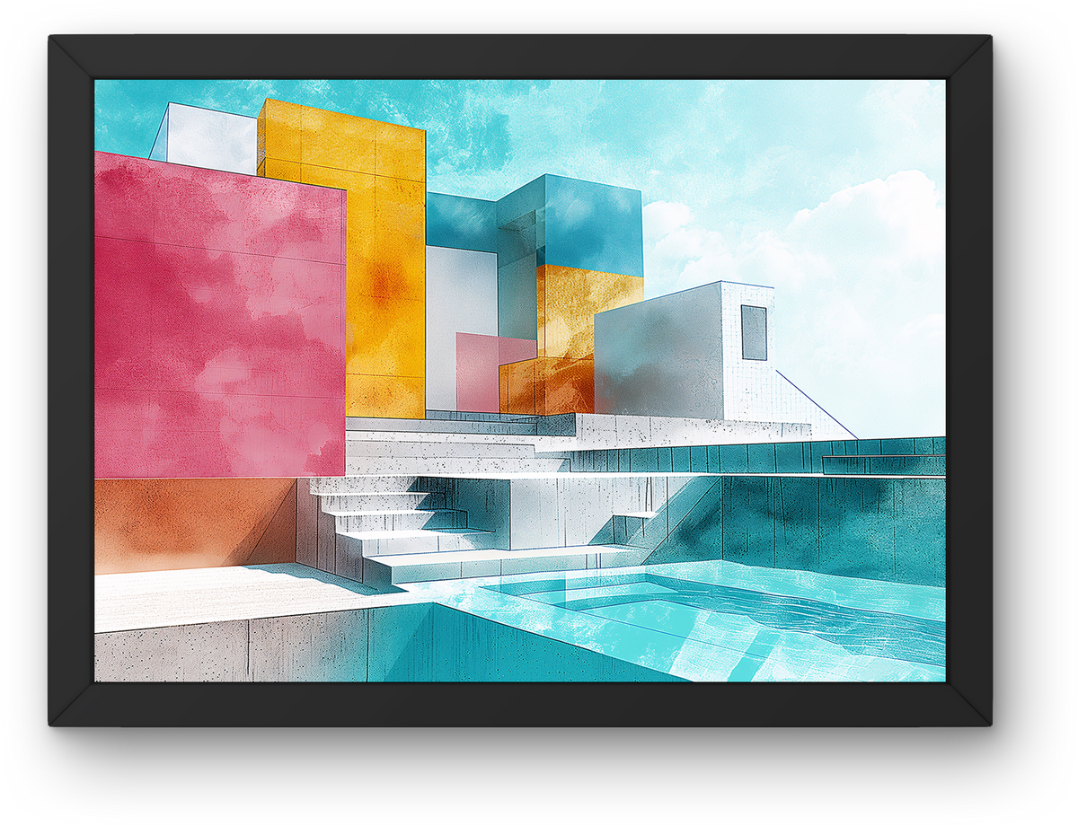 Pastel Modern House