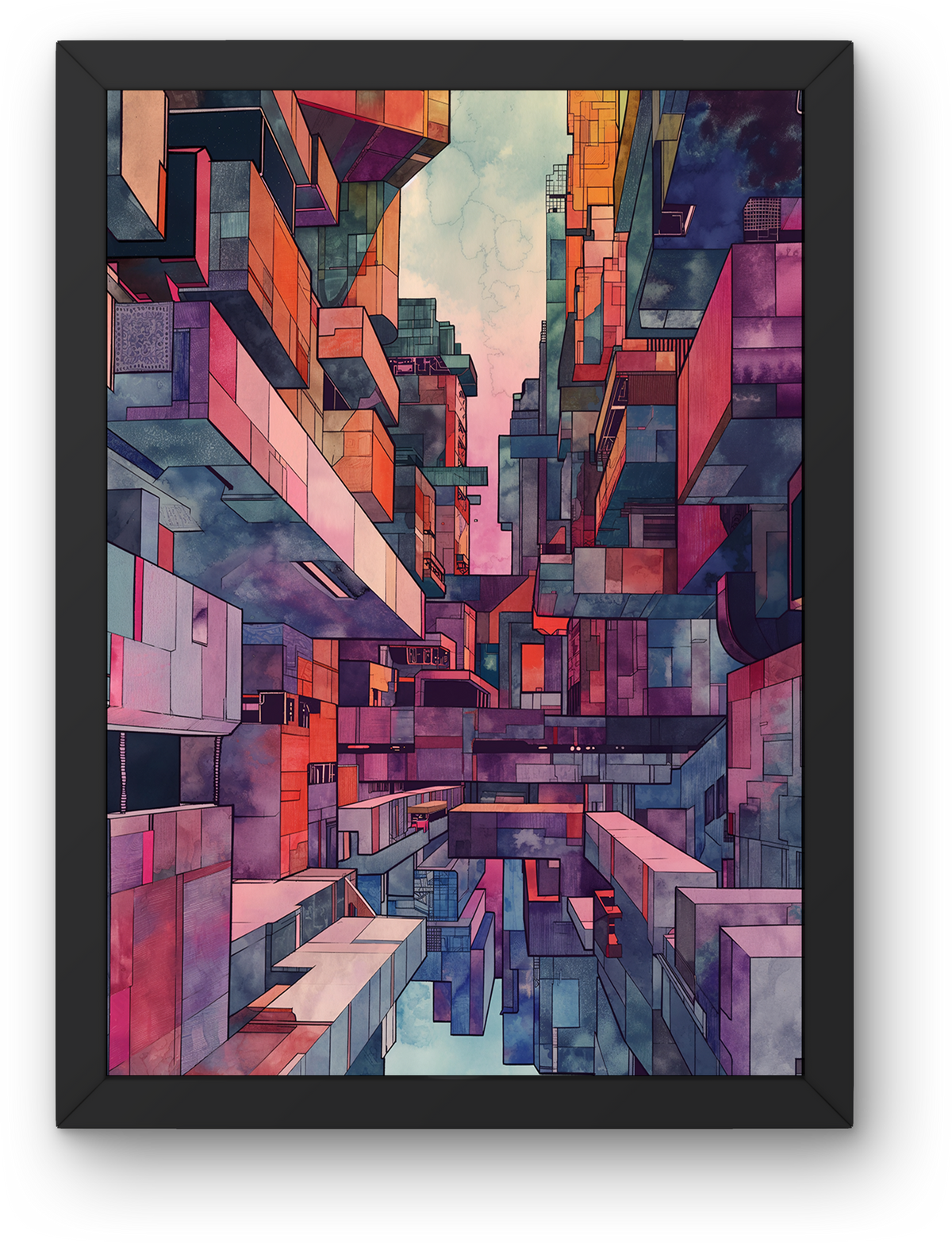 Pink Cube City