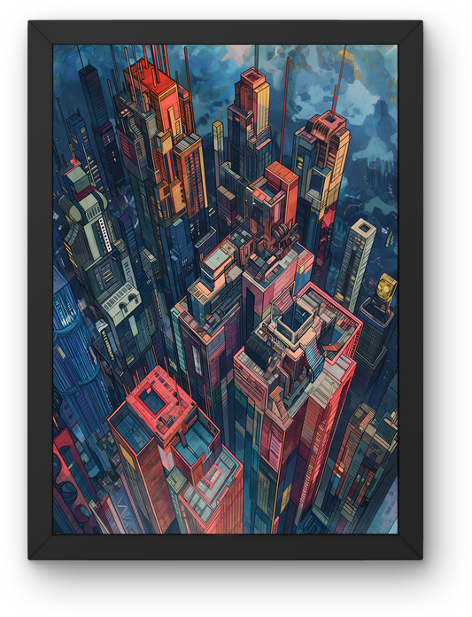 Aerial City View
